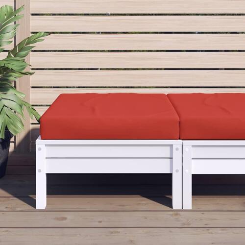 Pallehynde 60x60x8 cm oxfordstof rød
