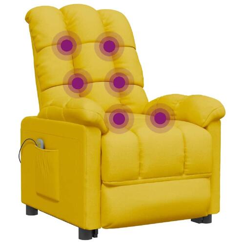 Massagestol stof gul