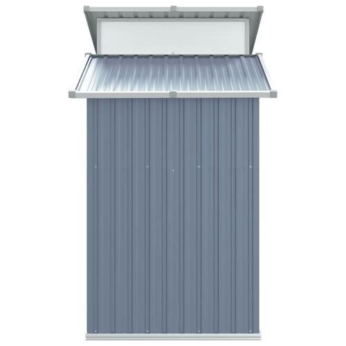 Haveskur 270x130x208,5 cm galvaniseret stål grå