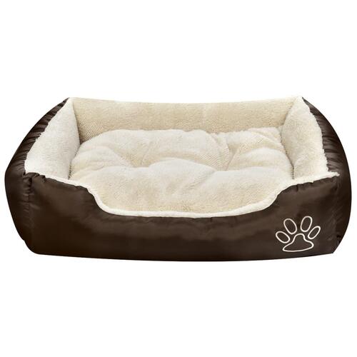 Varm hundeseng med pude S