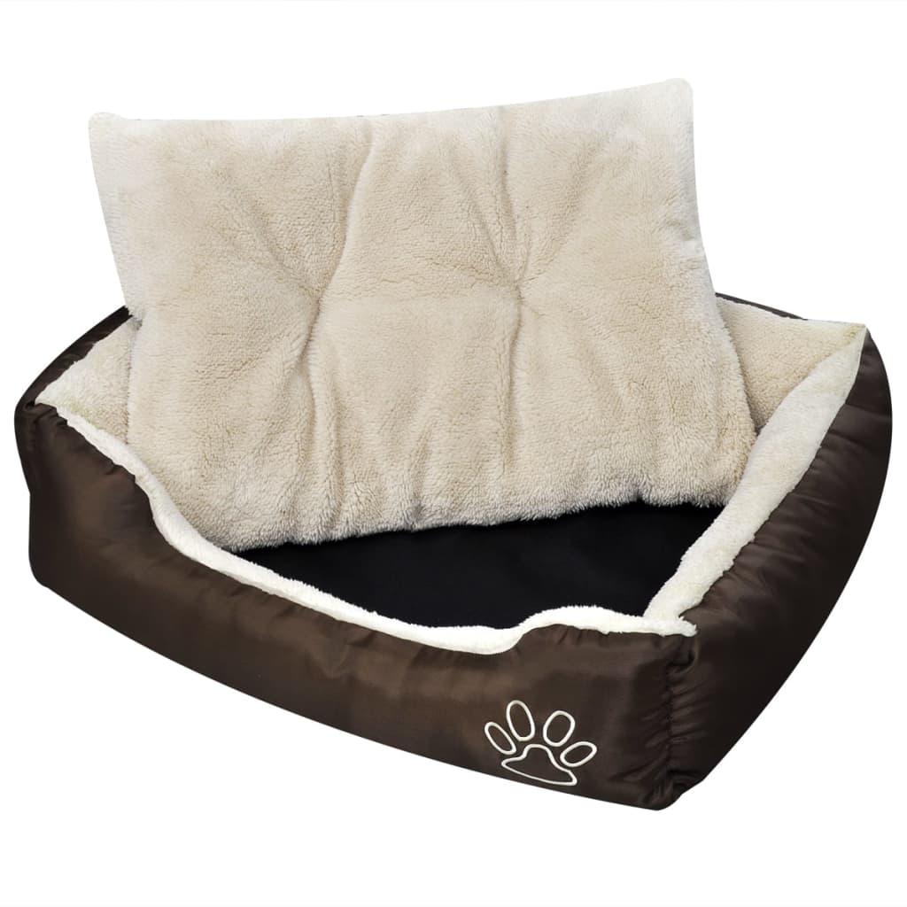 Varm hundeseng med pude M