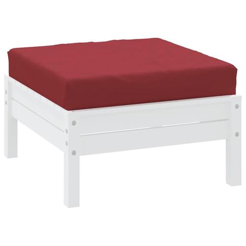 Pallehynde 60x60x9,5 cm oxfordstof vinrød
