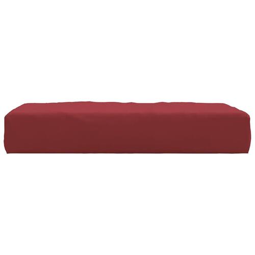 Pallehynde 60x60x9,5 cm oxfordstof vinrød