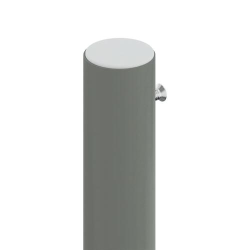 Sammenrullelig sidemarkise 140 x 1000 cm rød