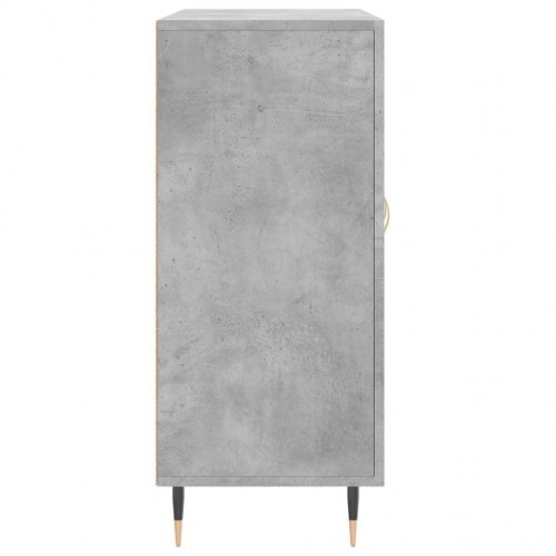 Skab 90x34x80 cm konstrueret træ betongrå