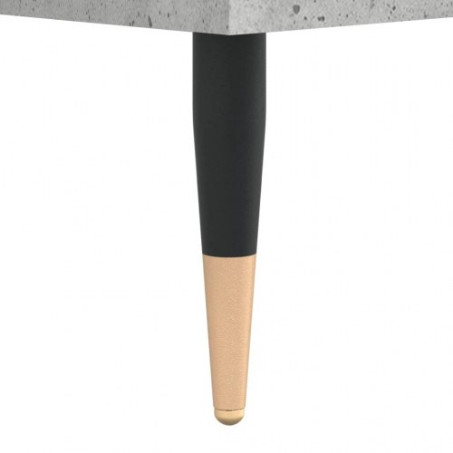 Skab 90x34x80 cm konstrueret træ betongrå
