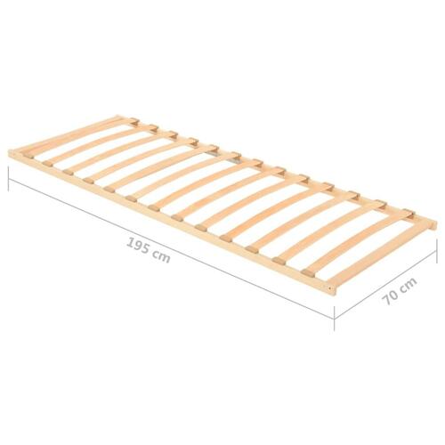 Lamelbund med 13 lameller 70x200 cm