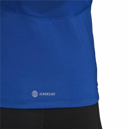 Kortærmet T-shirt til Mænd Adidas techfit Graphic Blå XL