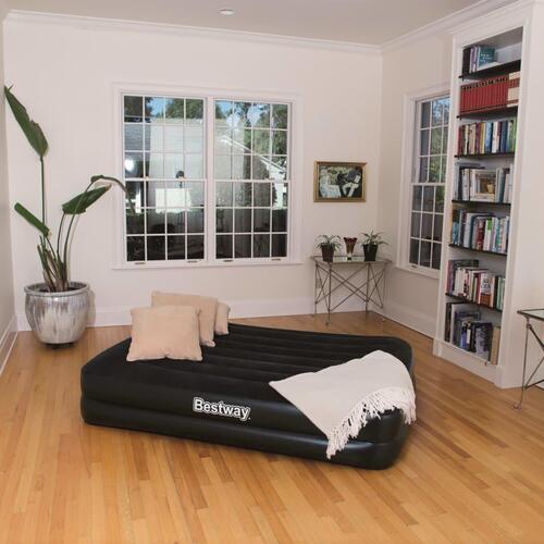 Bestway luftmadras Premium med indbygget pumpe 203 x 152 cm 67403