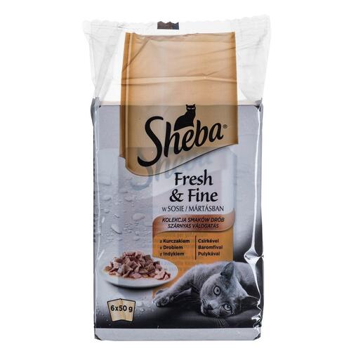 Kattemad Sheba Fresh & Fine Kylling Kalkun Fugle 300 g