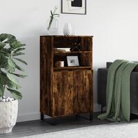 Skab 60x36x110 cm konstrueret træ Røget egetræ