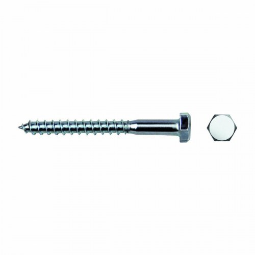 CELO træskruer DIN 571 8 × 50 mm sekskantskrue, galvaniseret - 250 stk.