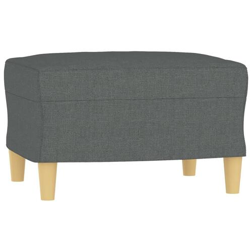 Fodskammel 60x50x41 cm stof Mørkegrå
