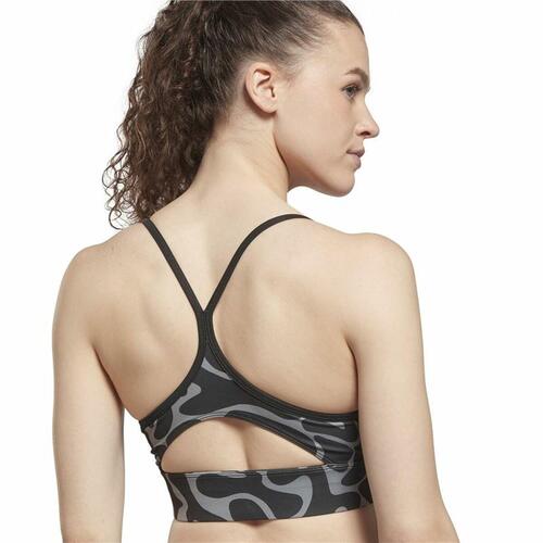 Sports-BH Reebok Workout Ready Sort Grå XS