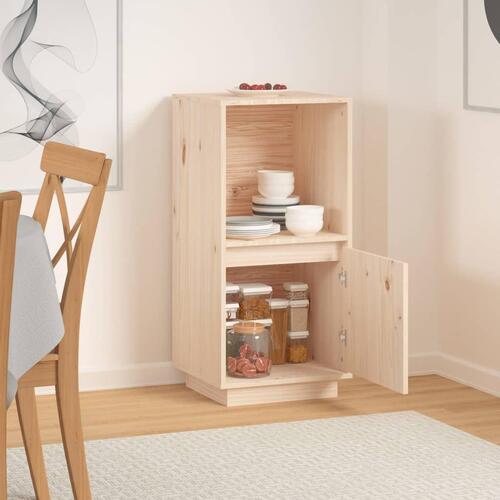 Skænk 38x35x80 cm massivt fyrretræ