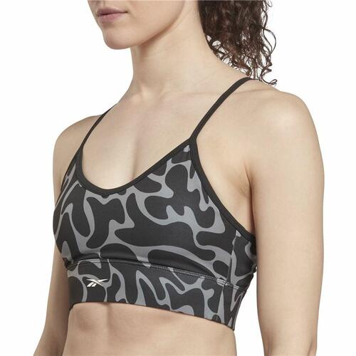 Sports-BH Reebok Workout Ready Sort Grå XS