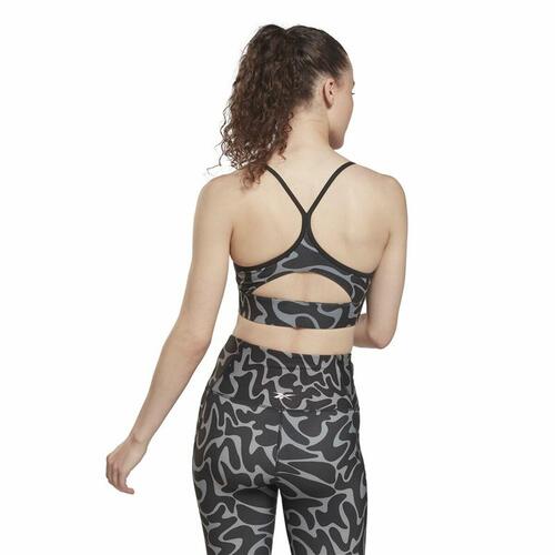 Sports-BH Reebok Workout Ready Sort Grå XS