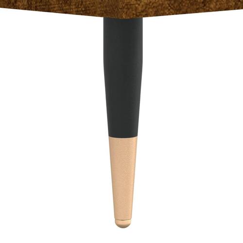 Skab 90x34x80 cm konstrueret træ røget egetræsfarve