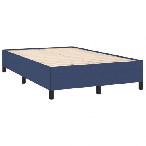 Kontinentalseng med madras 120×190 cm - stof, blå