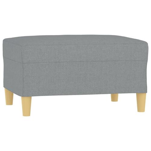 Fodskammel 70x55x41 cm stof grå