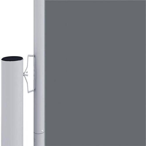 Sammenrullelig sidemarkise 160x1000 cm antracitgrå