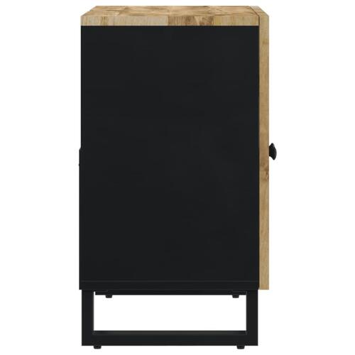 Vaskeskab 62x33x58 cm massivt mangotræ og konstrueret træ