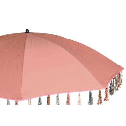 Parasol Stål Koral Aluminium (180 x 180 x 190 cm)