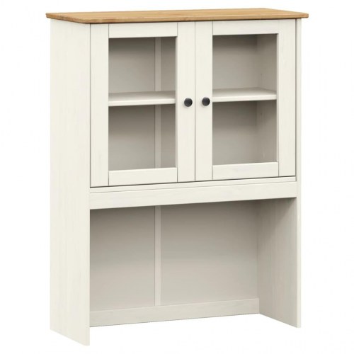 Skænk VIGO 78x40x175 cm massivt fyrretræ hvid