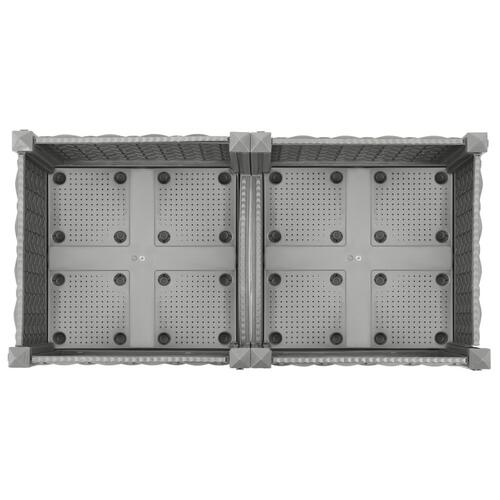 Højbed 80x40x23 cm polypropylen