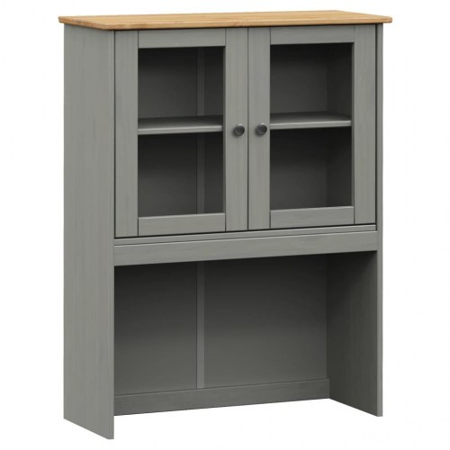 Skænk VIGO 78x40x175 cm massivt fyrretræ grå