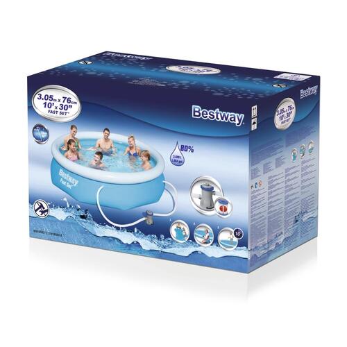 Bestway swimmingpoolsæt Fast Set 305 x 76 cm 57270