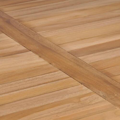 Havebord 80x80x77 cm massivt teaktræ