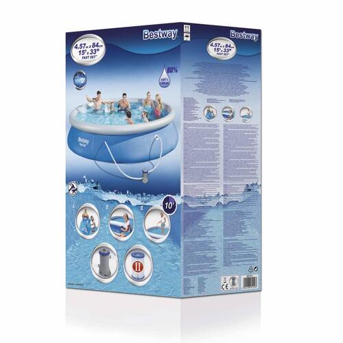 Bestway swimmingpoolsæt Fast Set 457 x 84 cm 57313