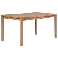 Havebord 150x90x77 cm massivt teaktræ