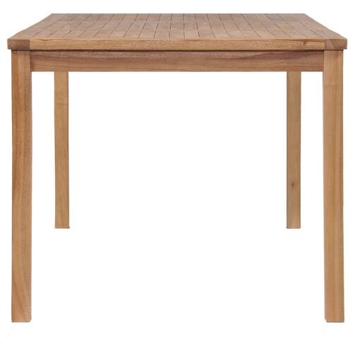 Havebord 150x90x77 cm massivt teaktræ