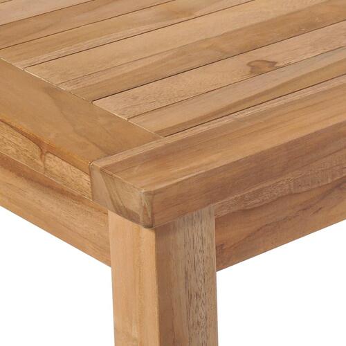 Havebord 150x90x77 cm massivt teaktræ