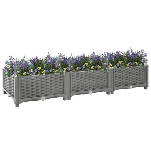 Højbed 120x40x23 cm polypropylen