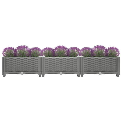 Højbed 120x40x23 cm polypropylen