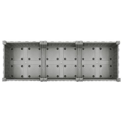 Højbed 120x40x23 cm polypropylen