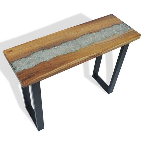 Konsolbord teak 100 x 35 x 75 cm