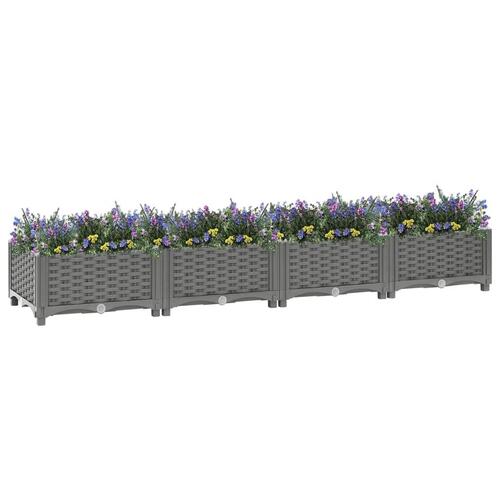 Højbed 160x40x23 cm polypropylen
