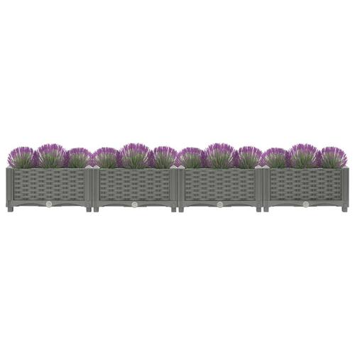 Højbed 160x40x23 cm polypropylen