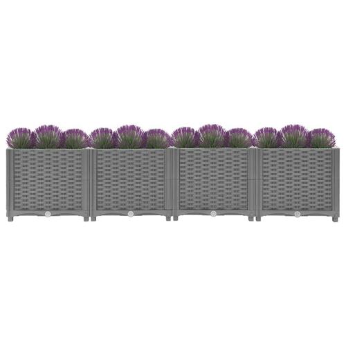 Højbed 160x40x38 cm polypropylen