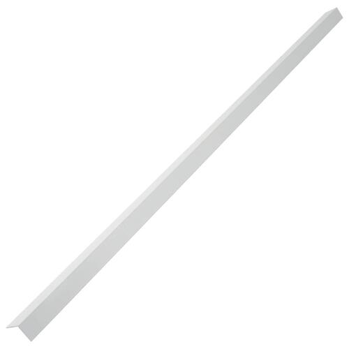 Terrassevinkellister 5 stk. aluminium 170 cm sølvfarvet