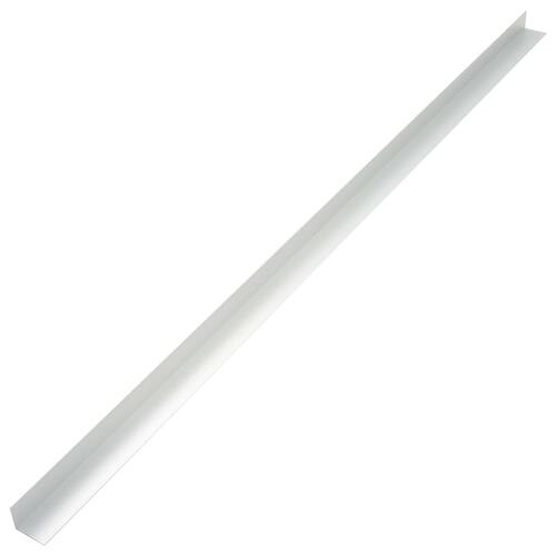 Terrassevinkellister 5 stk. aluminium 170 cm sølvfarvet