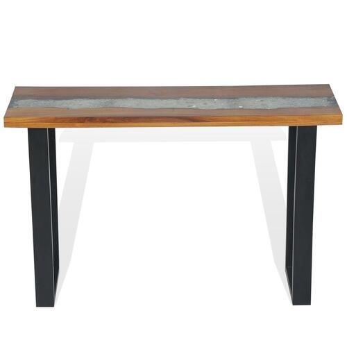 Konsolbord teak 100 x 35 x 75 cm