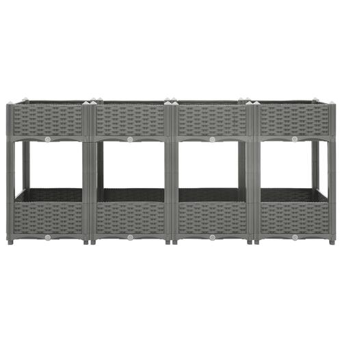 Højbed 160x40x71 cm polypropylen