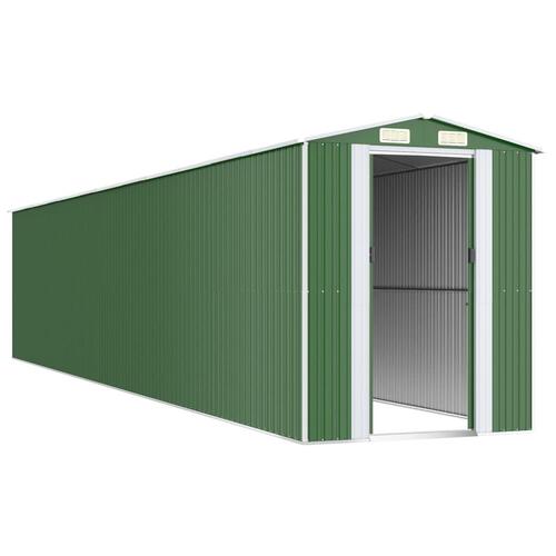 Haveskur 192x1021x223 cm galvaniseret stål grøn