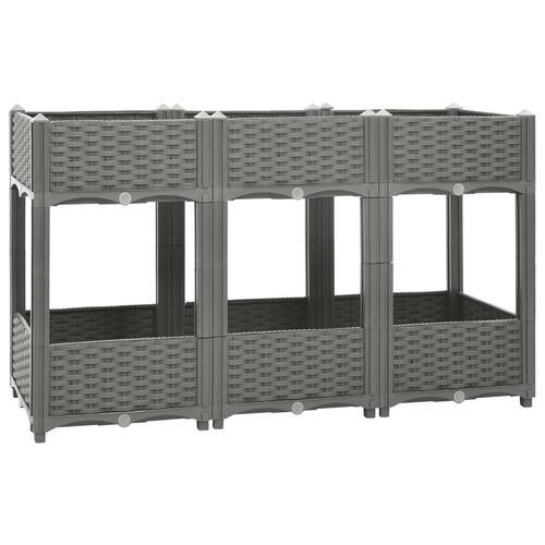 Højbed 120x40x71 cm polypropylen
