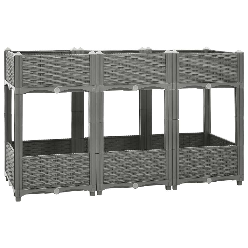 Højbed 120x40x71 cm polypropylen